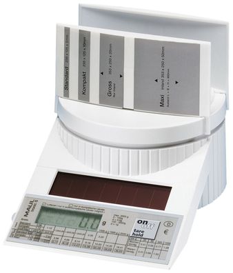 Maul 15131 02 Solar-Portowaage MAULtronic S porto - 2 kg, 130x120x196 mm, weiß