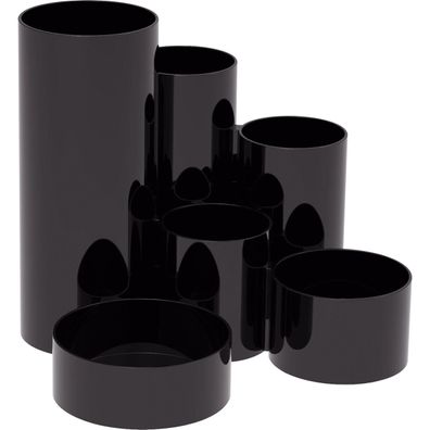 MAUL 41155-90 Multiköcher MAULdeskbox schwarz Kunststoff