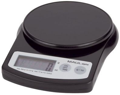 Maul 16405 90 Präzisionswaage MAULalpha - 500 g, schwarz