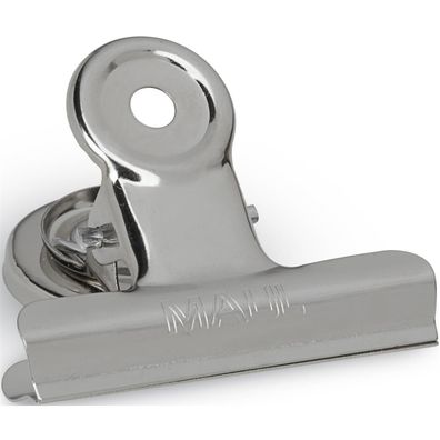 MAUL Briefklemmer mit Kraftmagnet, Breite: 50 mm, nickel