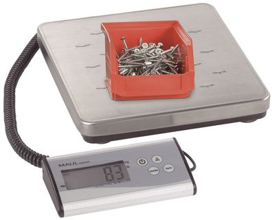 Maul 17950 09 Paketwaage MAULcargo - bis 50 kg, Netz- und Batteriebetrieb