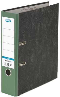 Elba 100023248 Ordner smart Original Wolkenmarmor, mit aufgeklebtem Rückenschild, Rüc