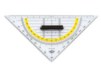 WEDO® 52 6 Geometrie-Dreieck mit Griff, klein 160 mm