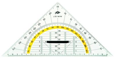 WEDO® 52 7 Geometrie-Dreieck - 250 mm, mit abnehmbarem Griff