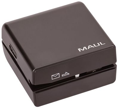 Maul 75618 90 Brieföffner elektrisch, 7,4 x 7 x 4 cm, schwarz