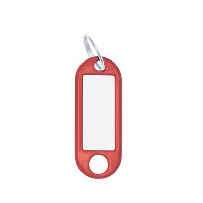 WEDO 262 101802 10x Schlüsselanhänger rot