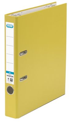 Elba 100023253 Ordner smart Pro PP/Papier, mit auswechselbarem Rückenschild, Rückenbr