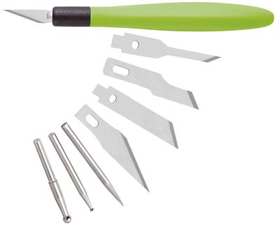 Wedo 78 72199 Bastelmesser-Set grün/schwarz