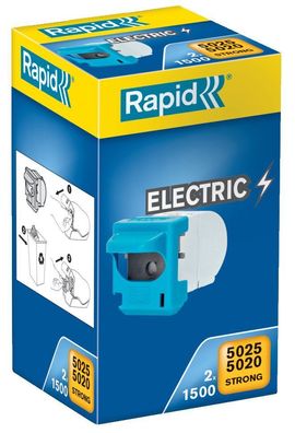 Rapid® 23271900 Heftklammern 5020 - Kassette für elektrisches Heftgerät 5020e, 2x1500
