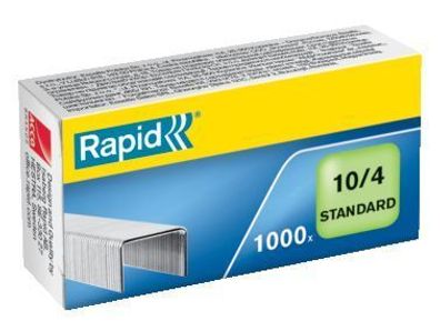Rapid® 24862900 Heftklammern No. 10 - Standard, verzinkt, 1000 Stück