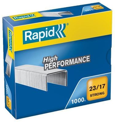 Rapid® 24870300 Heftklammern 23/17mm Strong, verzinkt, 1000 Stück