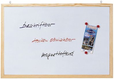 Franken CC-MM3040 Schreibtafel - 40 x 30 cm, magnetisch, weiß lackiert