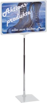 Franken PSMA312 Preisständer, A3, 297 x 620 x 10 mm, grau
