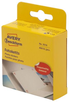 Avery Zweckform® 3516 3516 Home Fotoketts - 12 x 12 mm, permanent, Spender 1 Rolle mi