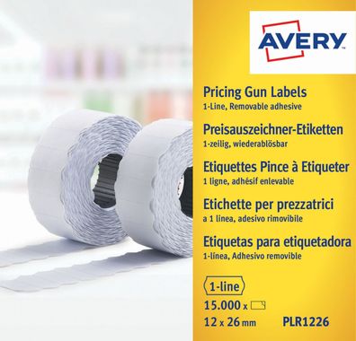 AVERY Zweckform Etiketten f?r Preisauszeichner, 26 x 12 mm