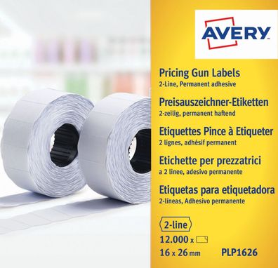AVERY Zweckform Etiketten f?r Preisauszeichner, 26 x 16 mm