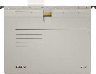 Leitz 1984-30-85 1984 Hängehefter ALPHA® - kfm. Heftung, Pendarec-Karton, 5 Stück, gr