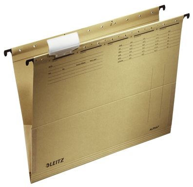 25x Leitz 1916-00-00 Hängetasche ALPHA® - seitlich mit Fröschen, Natronkarton, naturb