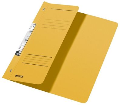 Leitz 3744-00-15 3744 Schlitzhefter, 1/2-Vorderdeckel, A4, kfm. Heftung, Manilakarton