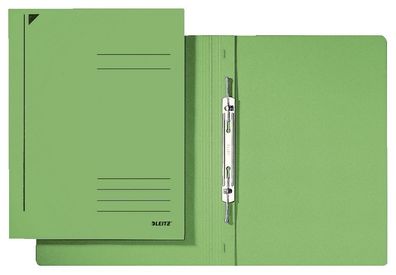 Leitz 3040-00-55 Spiralhefter - A4, 250 Blatt, kfm. Heftung, Recycling-Karton, grün