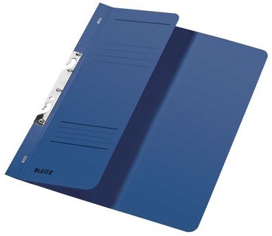 Leitz 3744-00-35 Schlitzhefter, 1/2-Vorderdeckel, A4, kfm. Heftung, Manilakarton 250