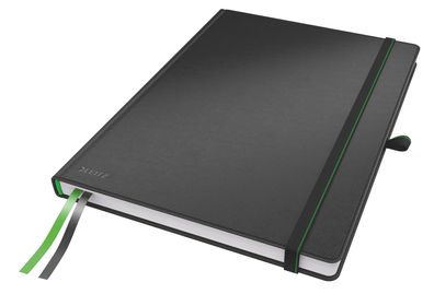 LEITZ 4471-00-95 Notizbuch Complete DIN A4 kariert schwarz
