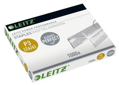 Leitz 5572-00-00 Heftklammern 26/6, 1000 Stück