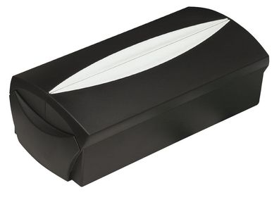 HAN 2000-13 Visitenkartenbox VIP-Set - für 500 Visitenkarten, Box+Etui, schwarz-licht