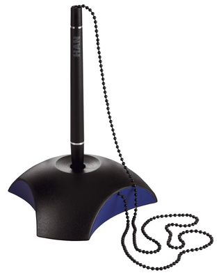 HAN 1751-34 DELTA Kugelschreiberständer - Kette 68 cm, schwarz-blau