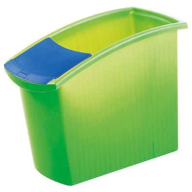 HAN 1840-60 Papierkorb MONDO, 18 Liter, eckig, grü?n-transluzent