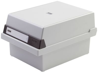 HAN 965-11 Karteikasten A5 quer, für 800 Karten, lichtgrau