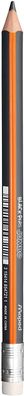 Maped 854721 Bleistift BLACK'PEPS JUMBO mit Radierer Härtegrad: HB