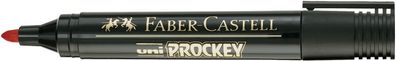uni-ball Permanent-Marker Prockey (PM-122), rot