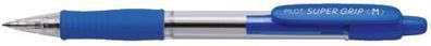 PILOT Druckkugelschreiber SUPER GRIP M, Strichfarbe: blau