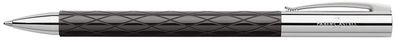 FABER-CASTELL Drehkugelschreiber Ambition Rhombus schwarz
