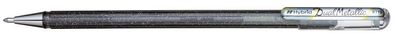 Pentel Hybrid Gel-Tintenroller "Dual Pen", silber
