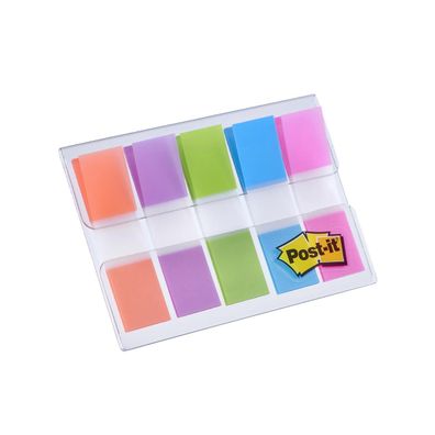 Post-it Haftstreifen Index mini, 11,9 x 43,2 mm, 5-farbig
