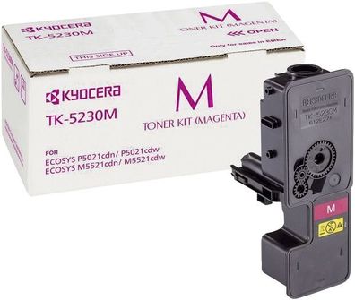 Kyocera TK5230Y Original Kyocera Toner-Kit gelb (02R9ANL0,1T02R9ANL0,2R9ANL0, K-5230Y