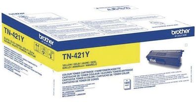 Brother TN421Y Original Toner-Kit gelb