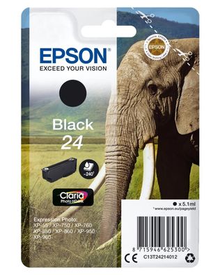 Epson C13T24214012 Epson Tintenpatrone schwarz Claria Photo HD T 242 T 2421