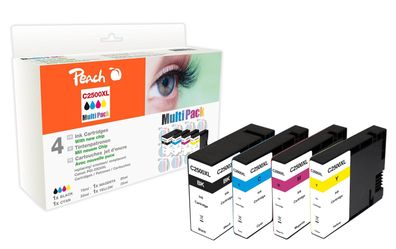 Peach PI100-283 Peach 319585 75ml 76ml 2650Seiten 6900Seiten Schwarz, Gelb Tintenpatr