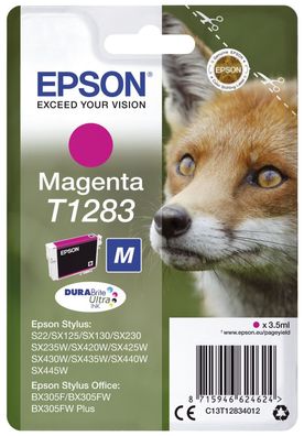 Epson C13T12834012 Original Epson Tintenpatrone magenta (C13T12834012, 1283, 12834012