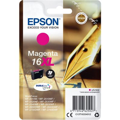Epson C13T16334012 Original Epson Tintenpatrone magenta High-Capacity XL (C13T1633401
