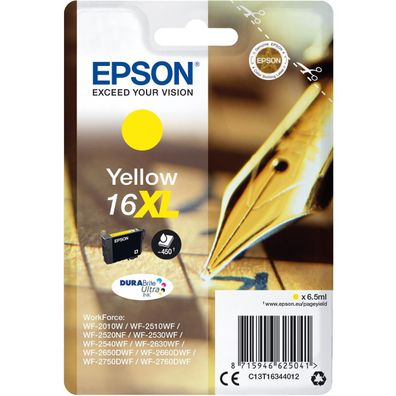 Epson C13T16344012 Original Epson Tintenpatrone gelb High-Capacity XL (C13T16344012,1