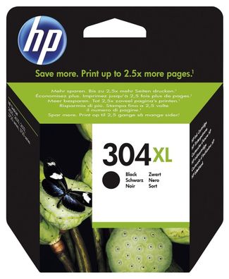N9K08AE Original HP Druckkopfpatrone schwarz (N9K08AE, 9K08AE#UUS,304XL,304XLBK,304XL