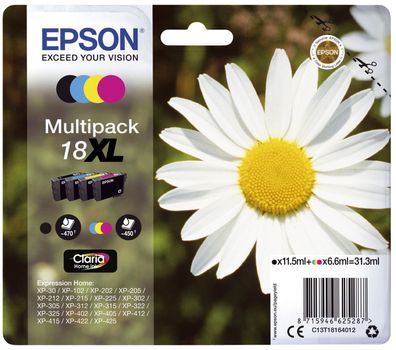 Epson C13T18164012 Original Epson Tintenpatrone MultiPack Bk, , , High-Capacity (C13