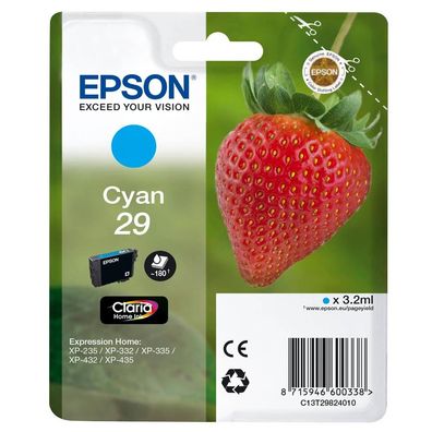 Epson C13T29824012 Original Epson Tintenpatrone cyan (C13T29824012,29, 2982, 29824012