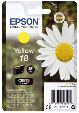 Epson C13T18064012 Original Epson Tintenpatrone MultiPack Bk, , , (C13T18064012,18,
