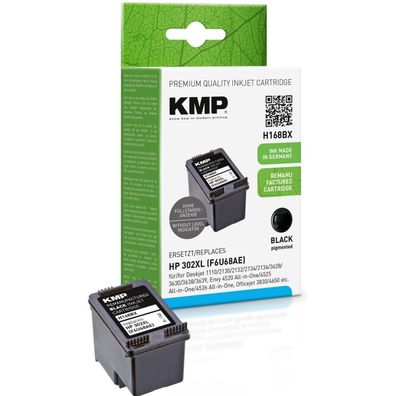 KMP 1745,4001 KMP H168BX Tintenpatrone schwarz kompatibel mit HP F6U68AE
