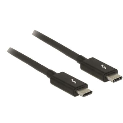 Thunderbolt-Kabel3 Delock USB C -> USB C St/St 1.00m schwarz